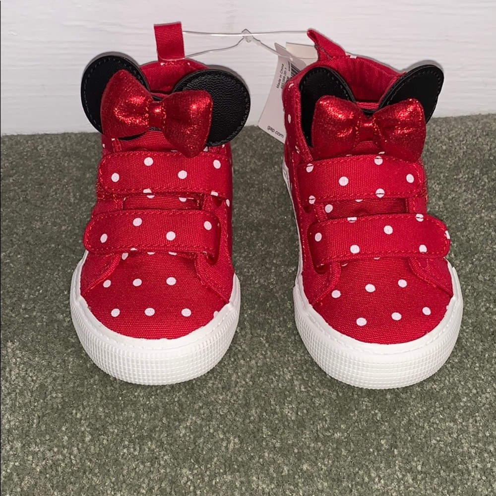 Red Baby Gap Disney Minnie Mouse Sneakers - 6T
